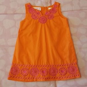 Younghearts Baby Girl Orange & Magenta Dress